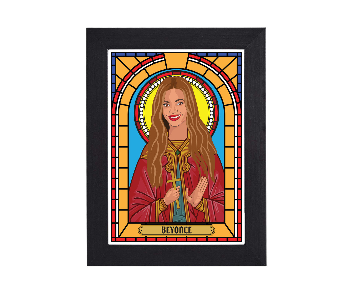 Beyonce Illustrated Saint Print