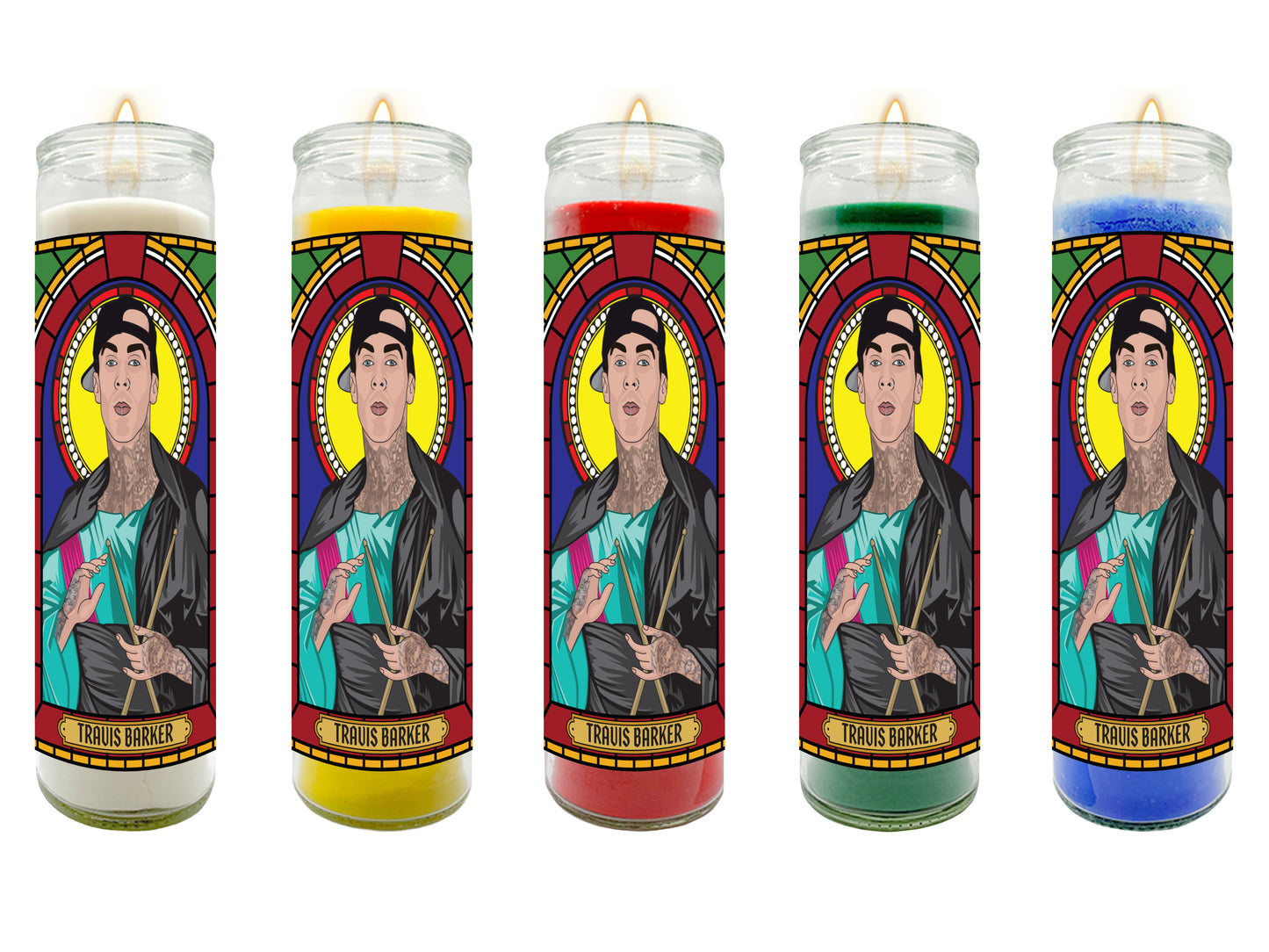 Blink 182 Prayer Illustrated Candle Series