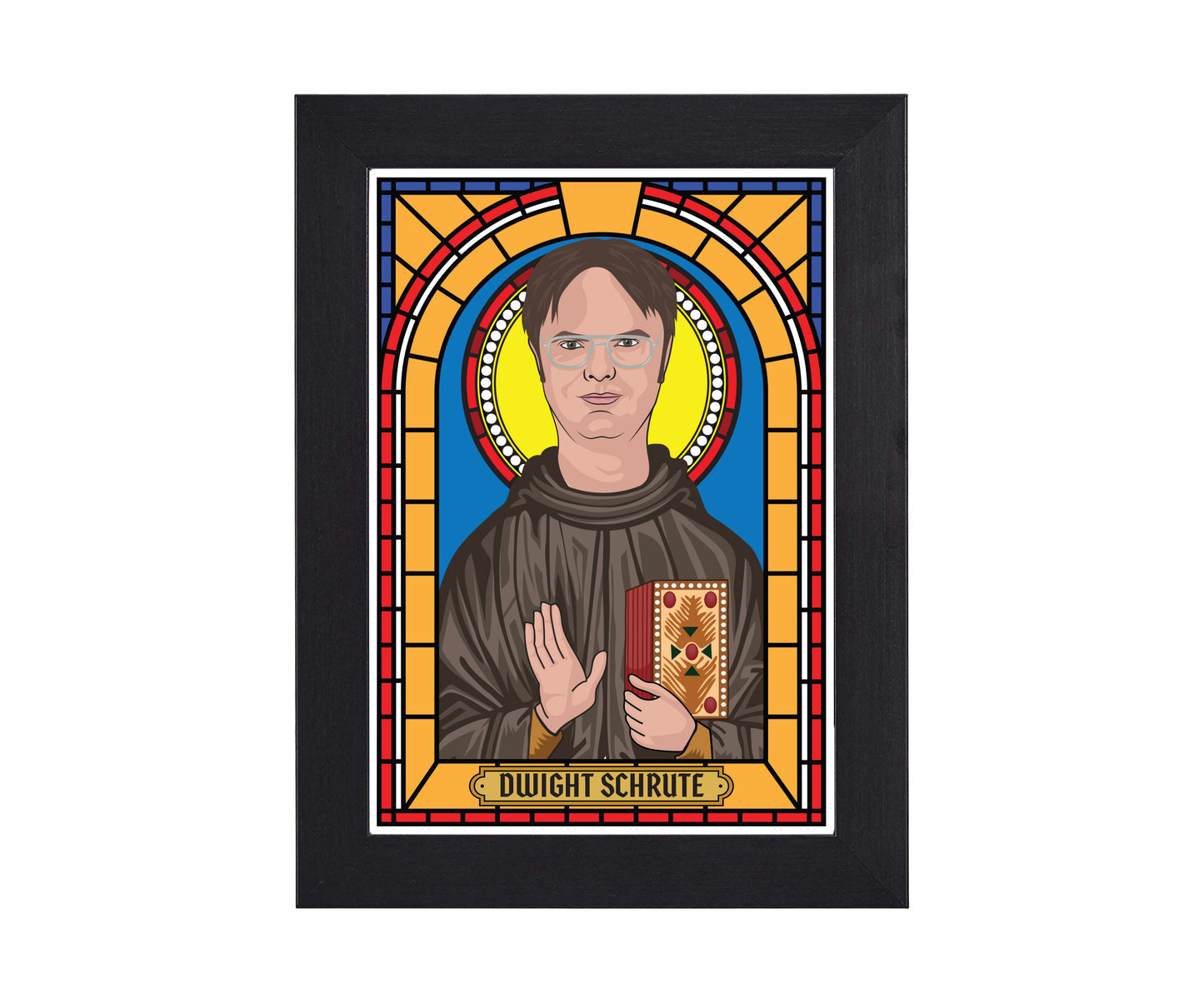 Dwight Schrute Illustrated Saint Print Series