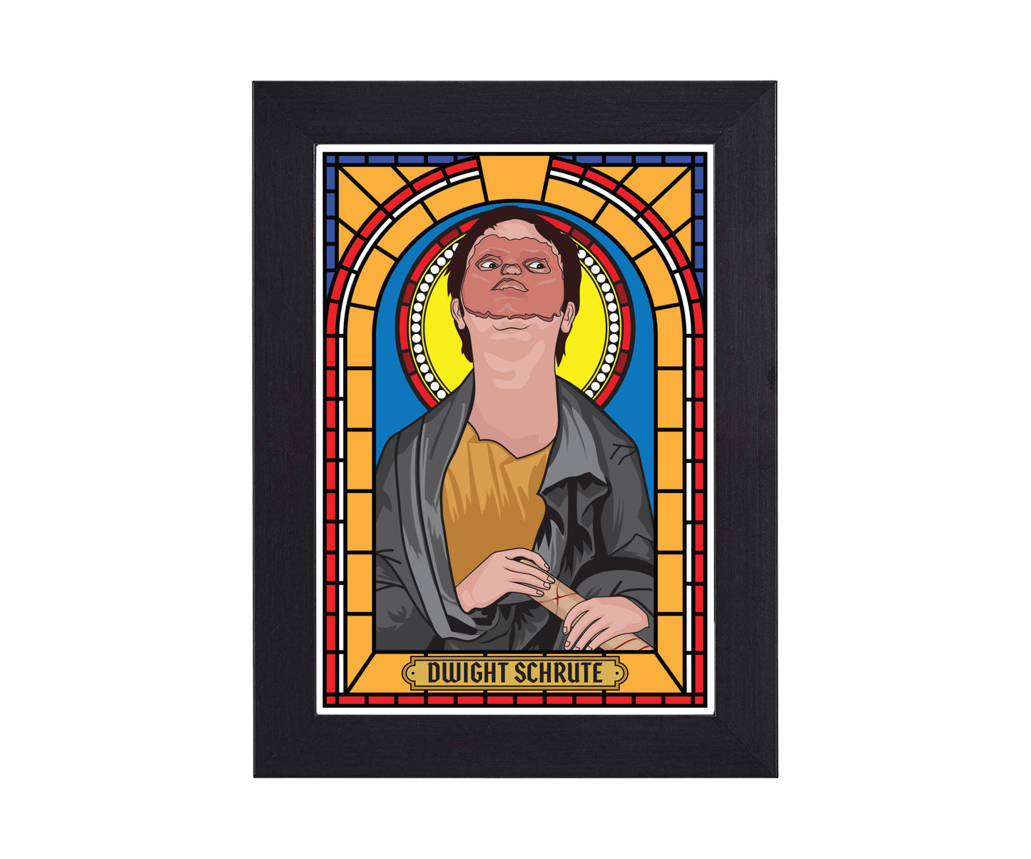Dwight Schrute Illustrated Saint Print Series