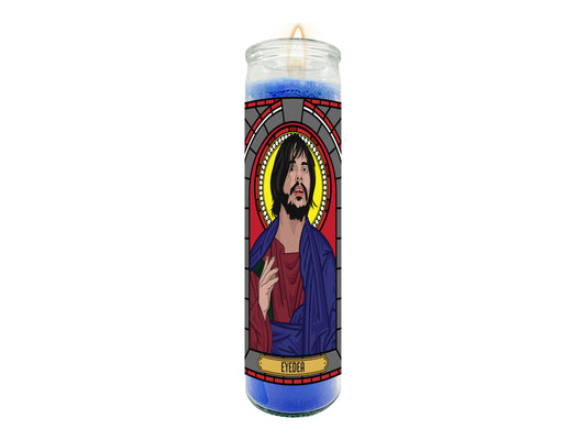 Eyedea Micheal Larsen Illustrated Prayer Candle