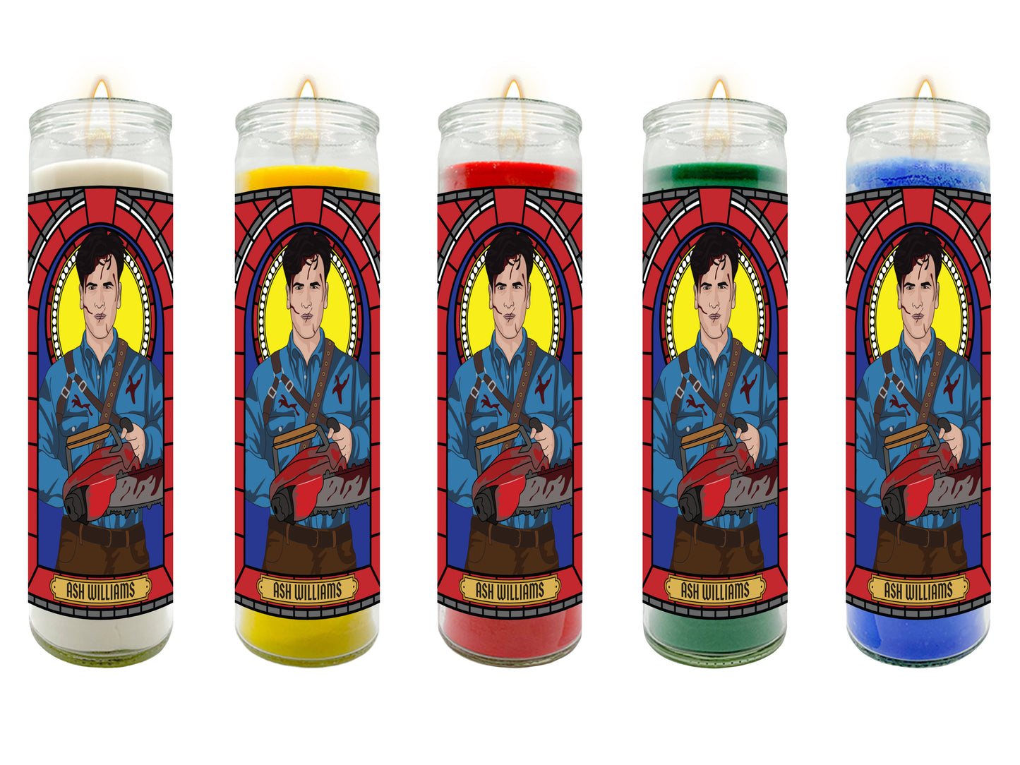 Ash Williams Evil Dead Bruce Campbell Prayer Candle