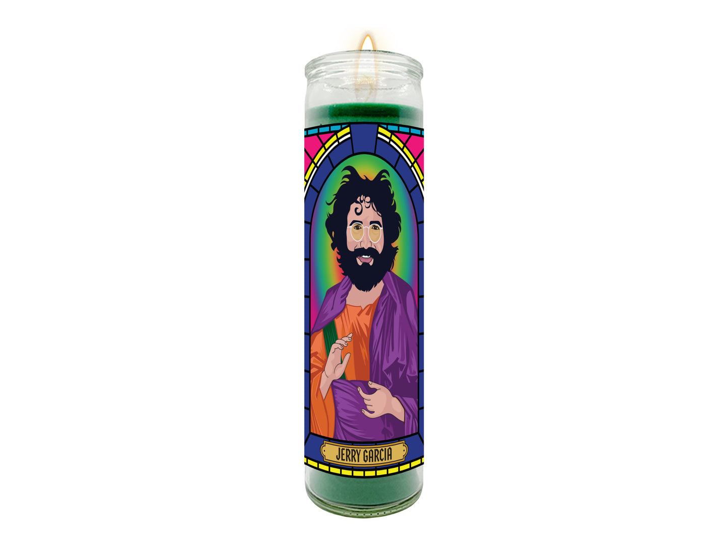 Jerry Garcia Grateful Dead Prayer Candle