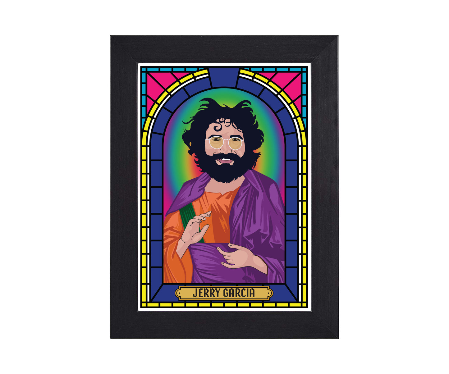 Jerry Garcia Grateful Dead Saint Print