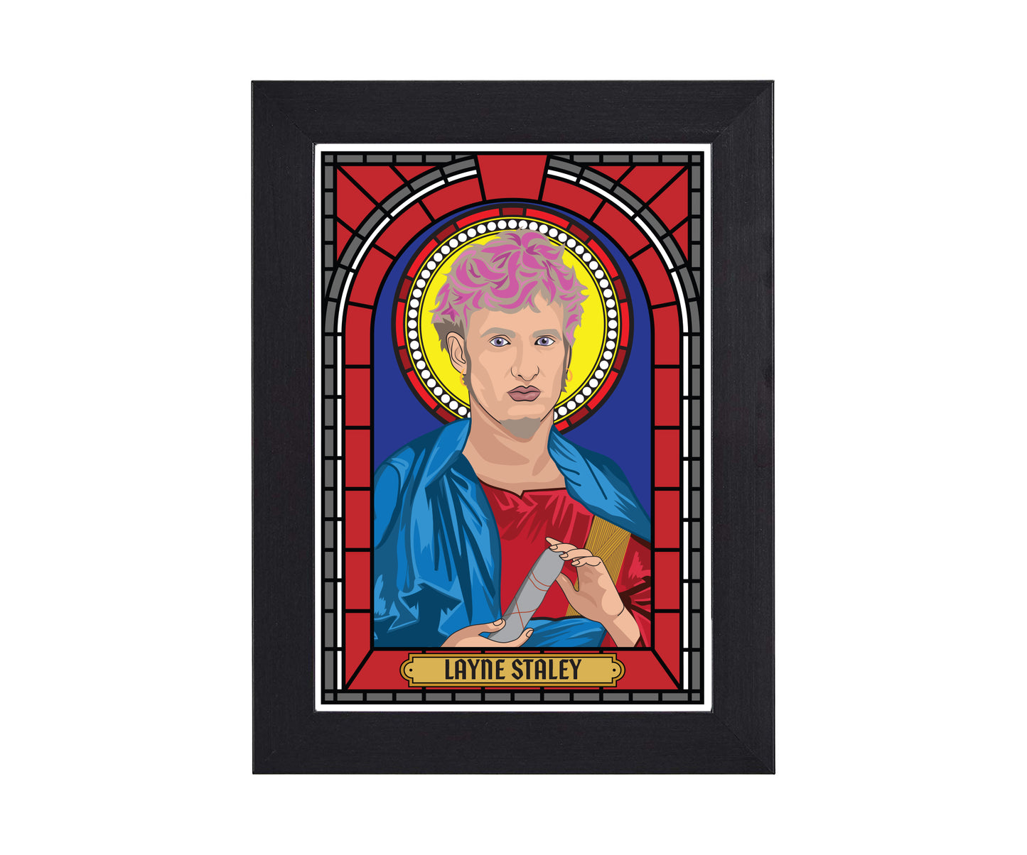Layne Staley Alice In Chains Illustrated Saint Print