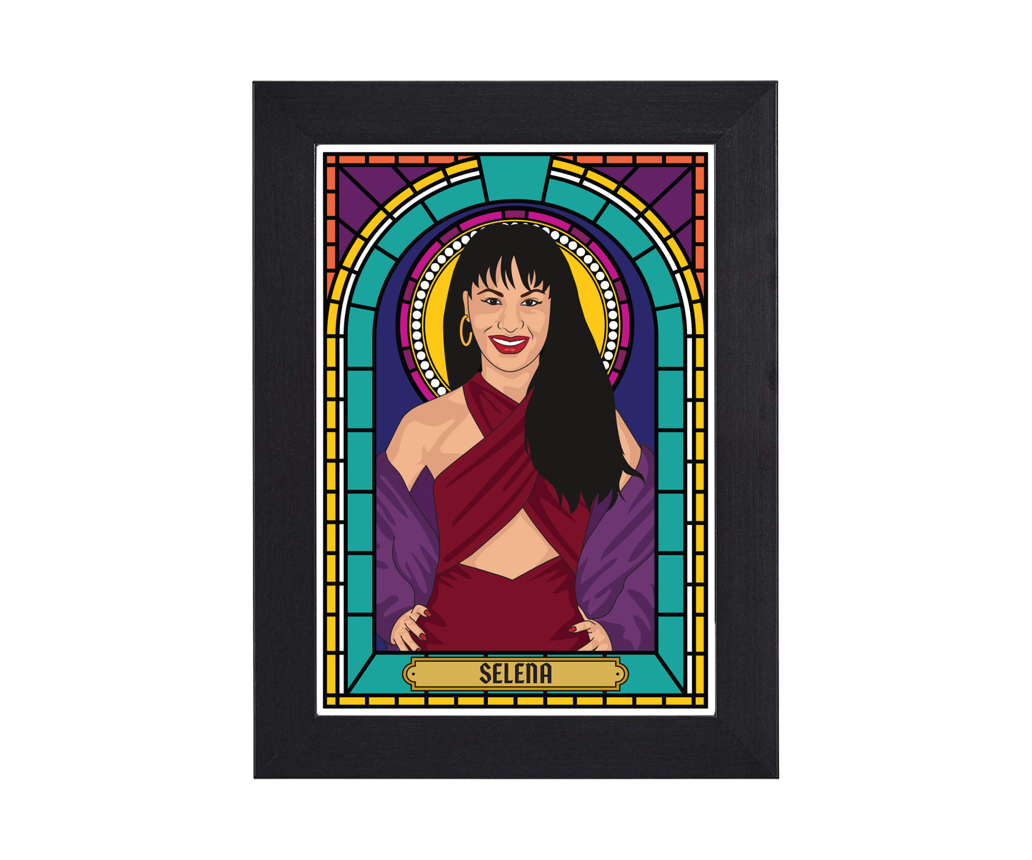 Selena Quintanilla Illustrated Saint Print
