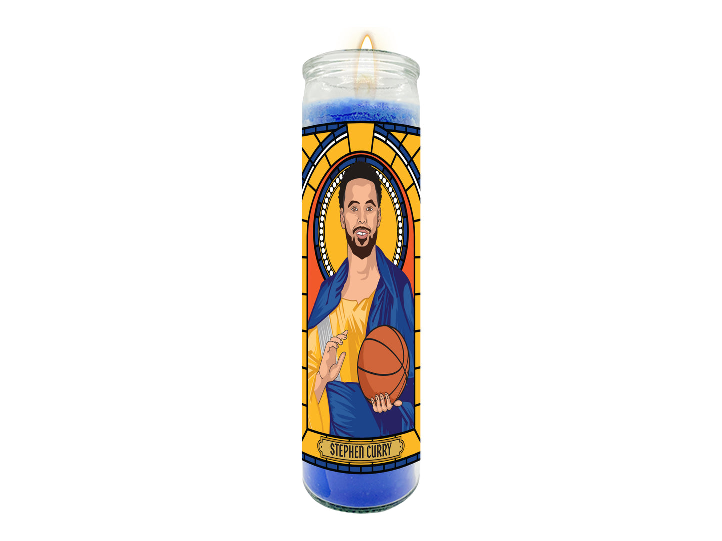 Stephen Curry Illustrated Prayer Candle