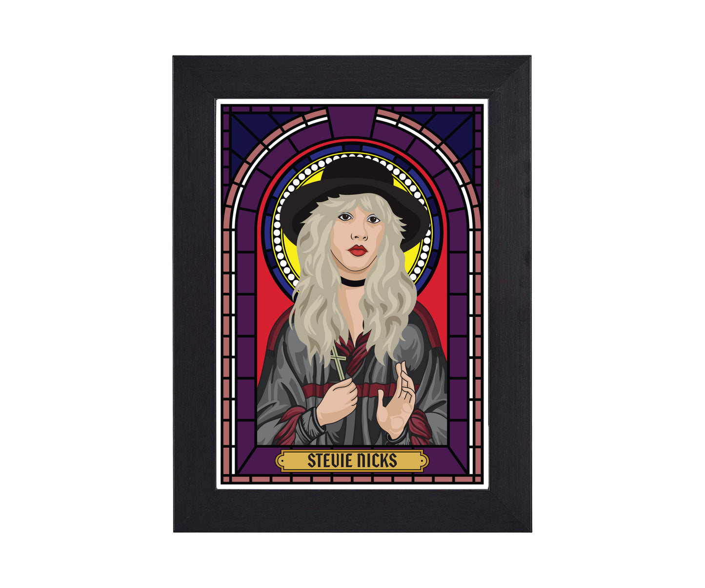 Stevie Nicks Illustrated Saint Print