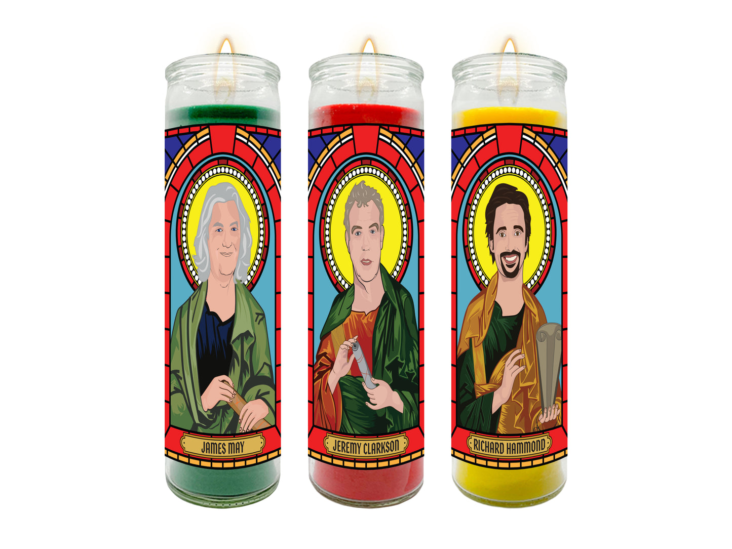 Top Gear / Grand Tour Illustrated Prayer Candle Series